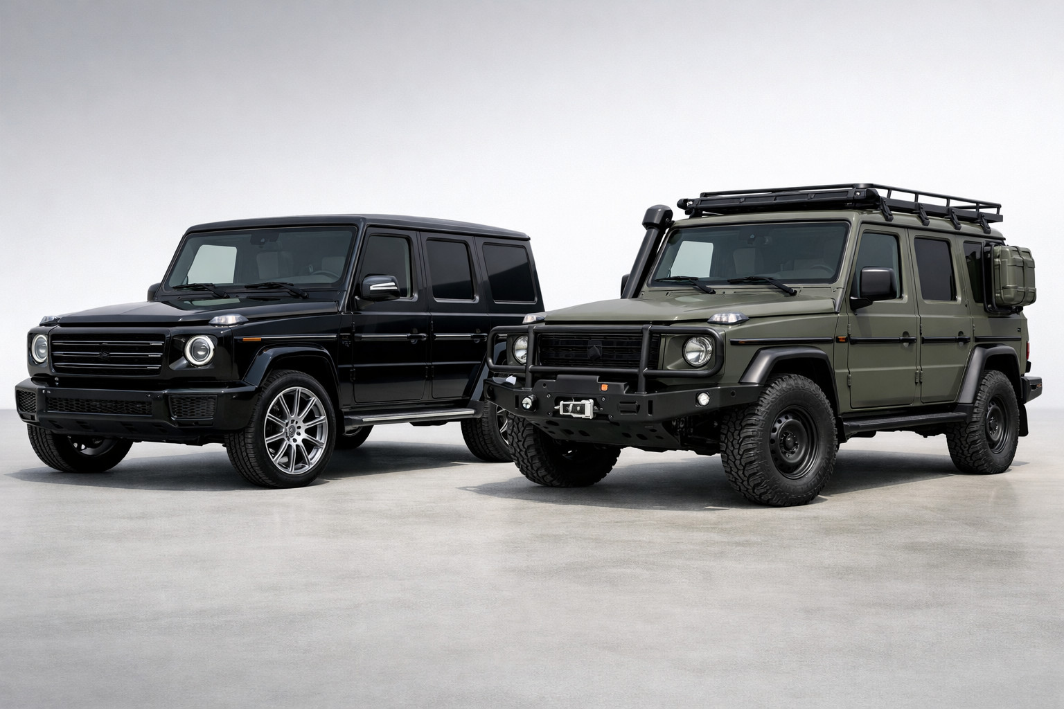 Mercedes G-Class W463A vs W464: diferencias entre G-Class civil y profesional