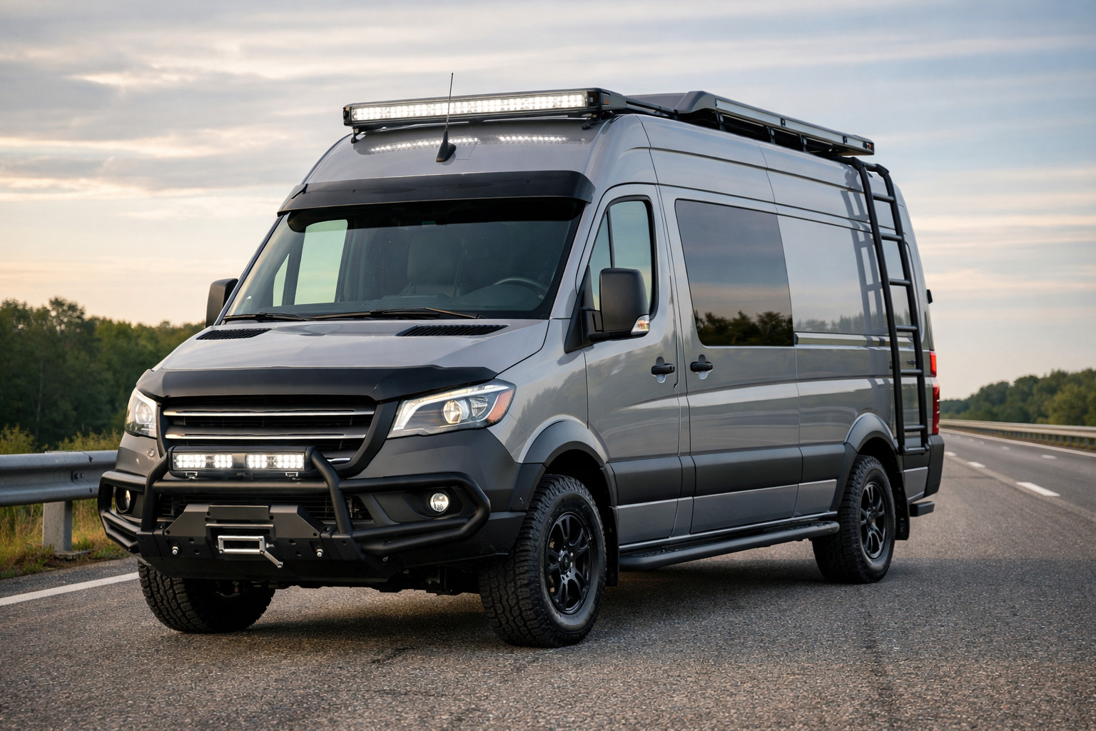 Pack de mejoras para autopista Mercedes Sprinter W907/W910: protección, confort y look