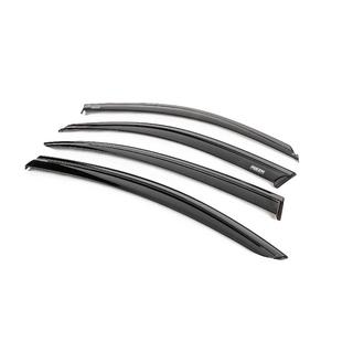 Deflectores de viento de ventanilla con moldura negra Niken Luxury (4 uds) BMW 3 Series F30/F31 2012-2019 foto 2