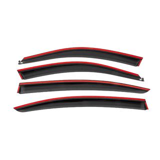 Deflectores de viento de ventanilla con moldura negra Niken Luxury (4 uds) BMW 3 Series F30/F31 2012-2019 foto 4
