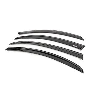 Deflectores de viento para ventanas con moldura negra Niken Luxury (SD, 4 uds.) foto 2