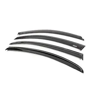 Deflectores de viento para ventanas con moldura negra Niken Luxury (SD, 4 uds.) foto 2