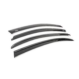 Deflectores de viento para ventanas con moldura negra Niken Luxury (SD, 4 uds.) foto 3