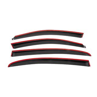 Deflectores de viento para ventanas con moldura negra Niken Luxury (SD, 4 uds.) foto 4