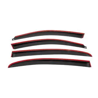 Deflectores de viento para ventanas con moldura negra Niken Luxury (SD, 4 uds.) foto 4