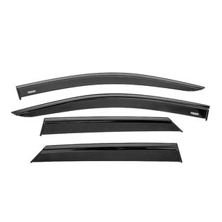 Deflectores de viento de ventanilla con moldura negra Niken Luxury (4 uds) Peugeot 3008 2016-2023 foto 1