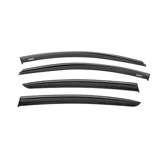 Deflectores de viento para ventanas con moldura negra Niken Luxury (SD, 4 uds.) Renault Megane IV 2016-2025 foto 1