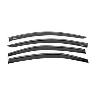 Deflectores de viento para ventanas con moldura negra Niken Luxury (SD, 4 uds.) foto 1