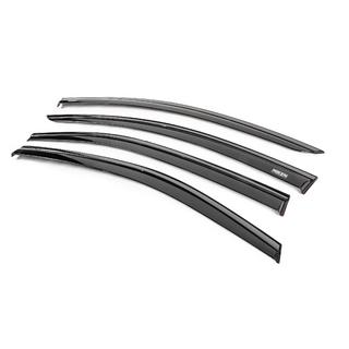 Deflectores de viento para ventanas con moldura negra Niken Luxury (SD, 4 uds.) foto 2