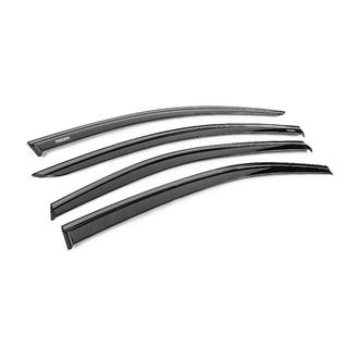 Deflectores de viento para ventanas con moldura negra Niken Luxury (SD, 4 uds.) foto 3
