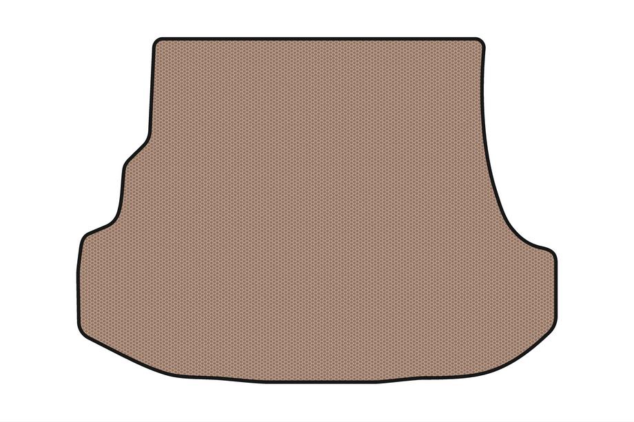 Subaru Forester 1997-2002 Alfombrilla de goma para maletero Carsuit (Beige) Image