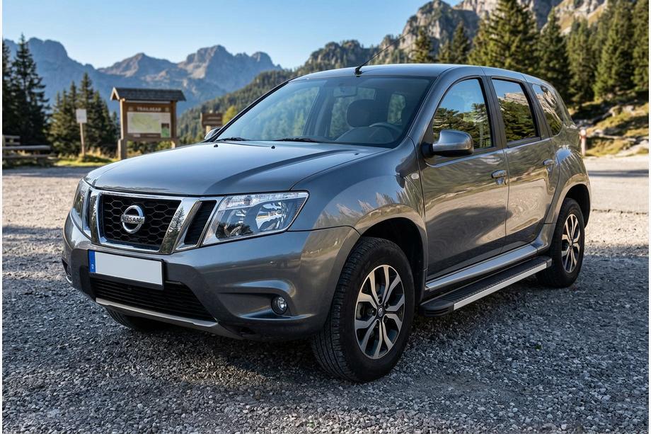 Nissan Terrano 2014- Estribos laterales Maya V1 (2 uds., aluminio) Foto 1