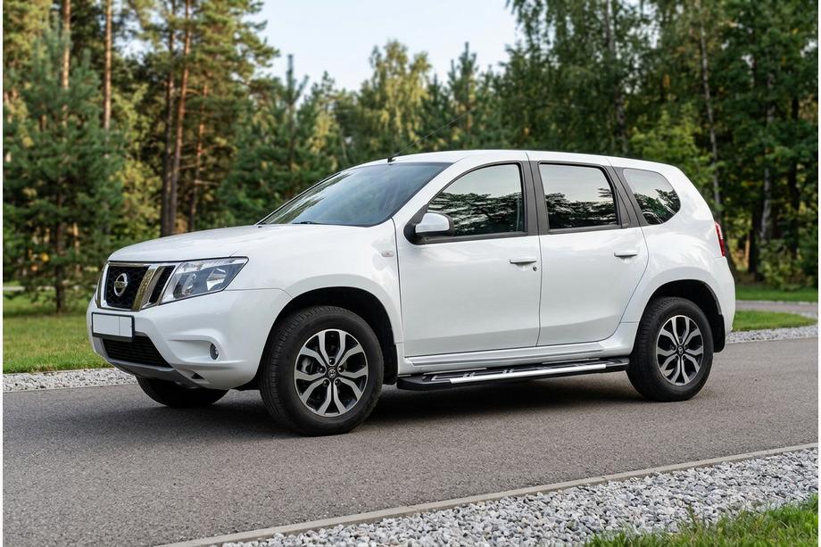 Nissan Terrano 2014- Estribos laterales Sunrise (2 uds., aluminio) Foto 1