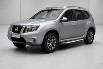 Nissan Terrano 2014- Estribos laterales Line (2 uds., aluminio) foto 1