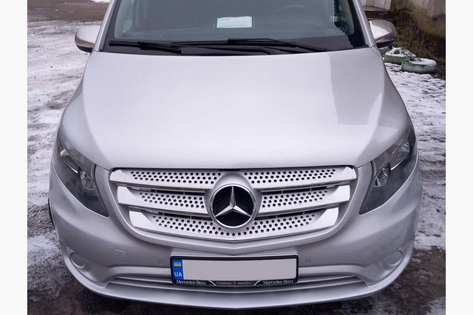 Mercedes Vito/V-class W447 2014- Cubiertas de parrilla 2014-2020 (5 uds, acero inoxidable) Image