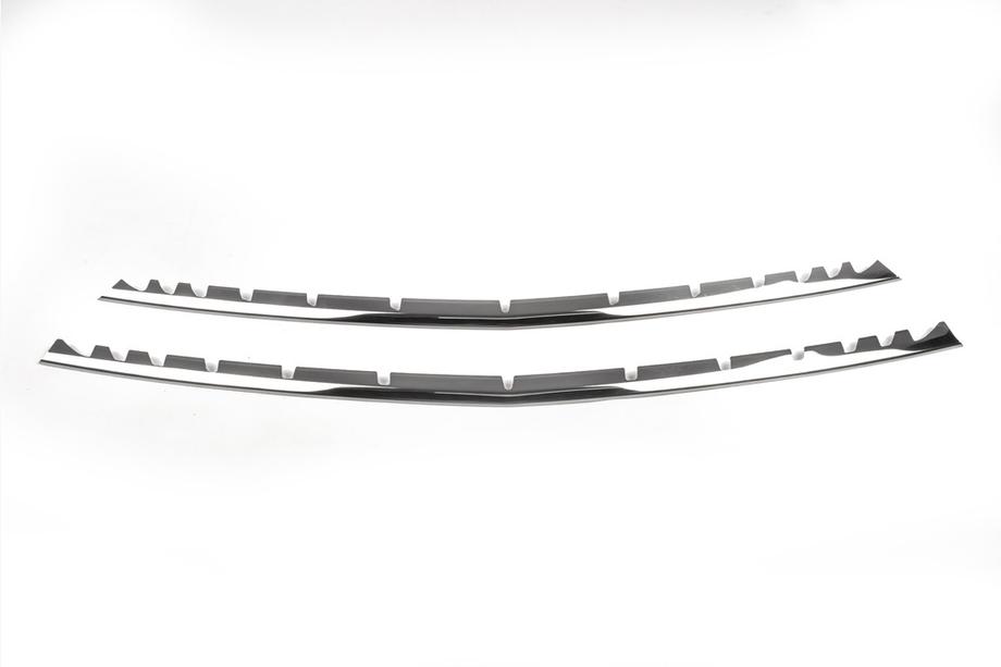 Mercedes Vito/V-class W447 2014- Embellecedores para rejilla de parachoques (2 uds, acero inoxidable) Image