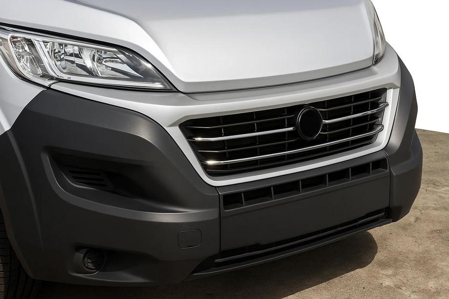 Fiat Ducato 2006-2025 Cubiertas de parrilla cromadas 2014-2022 (3 piezas, acero inoxidable) Image
