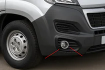 Fiat Ducato 2006-2025 Cubiertas para faros antiniebla (4 uds, acero inoxidable) foto 1