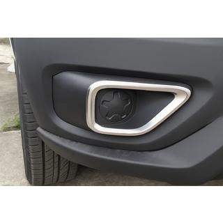 Embellecedores de faros antiniebla 2015↗︎ (2 uds, acero inoxidable) Fiat Doblo II 2010-2022 foto 2