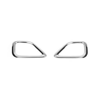 Embellecedores de faros antiniebla 2015↗︎ (2 uds, acero inoxidable) Fiat Doblo II 2010-2022 foto 4