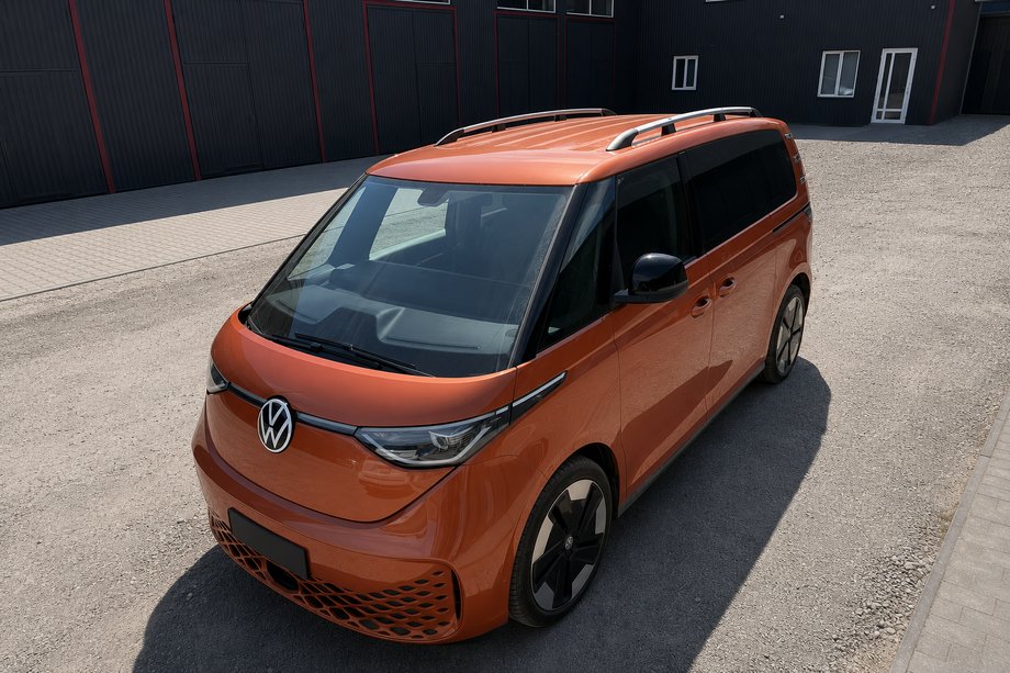 Volkswagen ID BUZZ 2022- Barras de Techo Cromadas (Diseño Turco) Foto 3