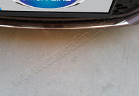 Hyundai I-20 2014-2020 Moldura para rejilla de parachoques 2014-2018 (acero inoxidable) foto 4
