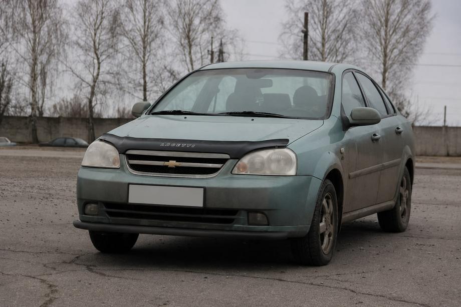 Chevrolet Lacetti 2003-2024 Defensa delantera ST008 Black (42 mm, acero inoxidable) Foto 3