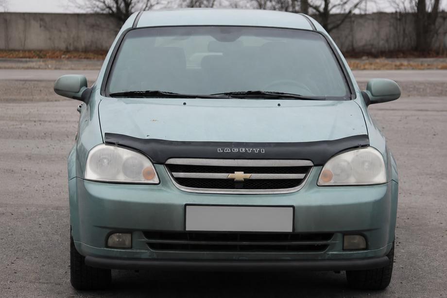 Chevrolet Lacetti 2003-2024 Defensa delantera ST008 Black (42 mm, acero inoxidable) Foto 1
