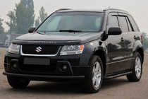 Suzuki Grand Vitara 2005-2017 Defensa delantera ST008 Black (acero inoxidable) foto 1