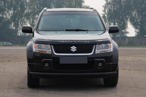 Suzuki Grand Vitara 2005-2017 Defensa delantera ST008 Black (acero inoxidable) foto 2
