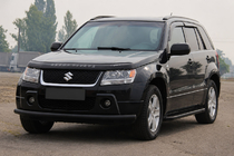 Suzuki Grand Vitara 2005-2017 Defensa delantera ST008 Black (acero inoxidable) foto 4