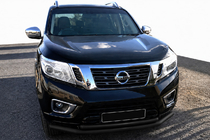 Nissan Navara/NP300 2016- Defensa delantera ST014 Black (acero inoxidable) foto 1