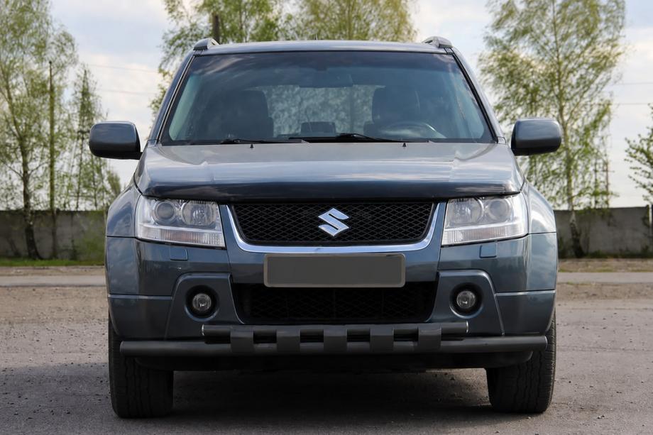 Suzuki Grand Vitara 2005-2017 Defensa delantera ST015 Black (acero inoxidable) Image