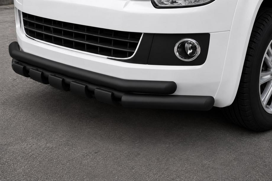 Volkswagen T5 Multivan 2003–2010 Defensa delantera ST015 Black (acero inoxidable) Image