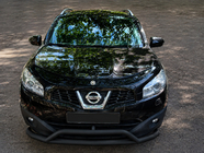 Nissan Qashqai 2007-2010 Barra de protección delantera Black (acero inoxidable) foto 1