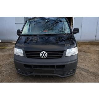 Defensa delantera tipo bull bar con rejilla ondulada ST007-1 Black (acero inoxidable) Volkswagen T5 Transporter 2003-2010 foto 2