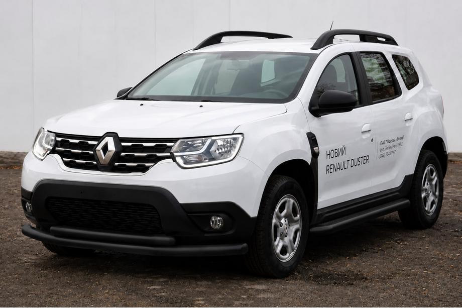 Dacia Duster 2018-2024 Defensa delantera tipo bull bar F3-10 Black (acero inoxidable) Image