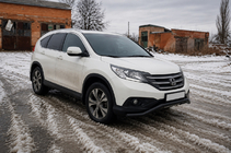Honda CRV 2012-2016 Defensa delantera ST007 Black (acero inoxidable) foto 2