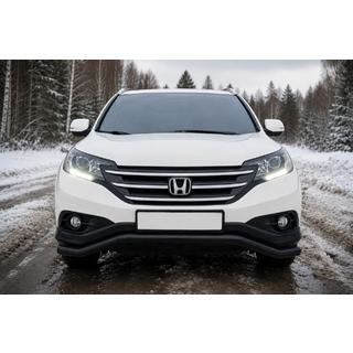 Defensa delantera ST007 Black (acero inoxidable) Honda CRV 2012-2016 foto 1