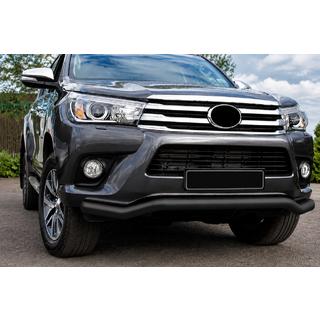 Defensa delantera ST007 Black (acero inoxidable)