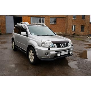 Defensa delantera ST007 Black (acero inoxidable) Nissan X-trail T30 2002-2007 foto 2