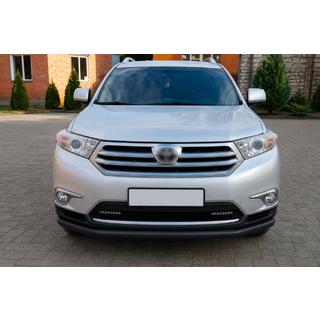 Defensa delantera ST008 Black (2010-2013, acero inoxidable) foto 2