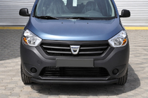 Dacia Dokker 2013-2022 Defensa delantera ST008 Black (acero inoxidable) foto 1