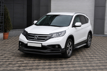 Honda CRV 2012-2016 Defensa delantera ST008 Black (acero inoxidable) foto 3