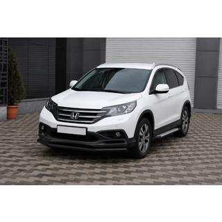 Defensa delantera ST008 Black (acero inoxidable) Honda CRV 2012-2016 foto 3