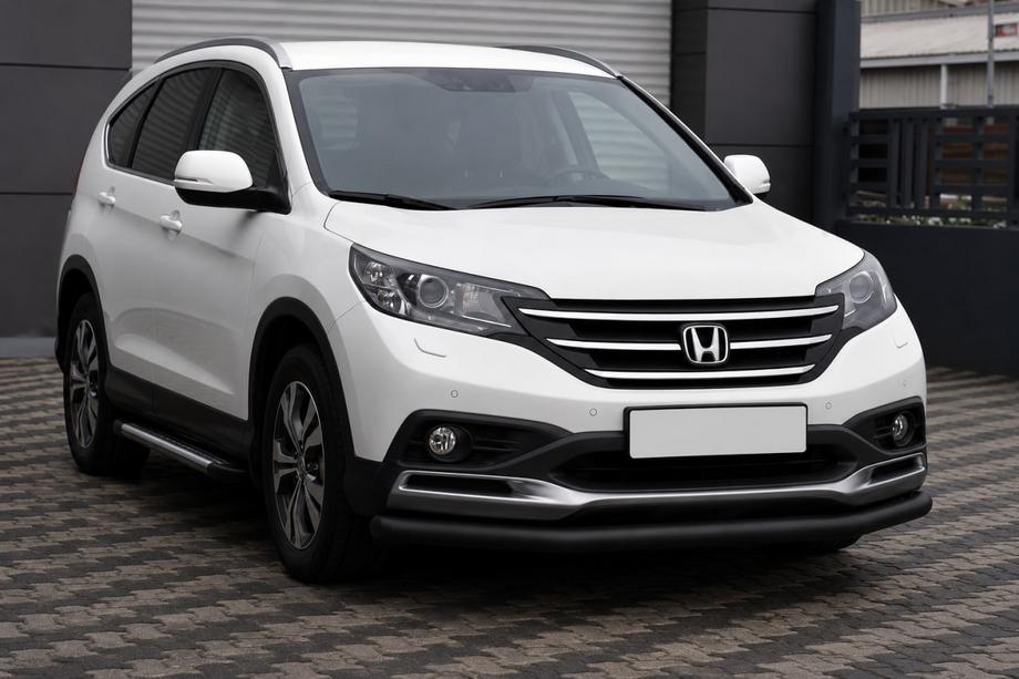 Honda CRV 2012-2016 Defensa delantera ST008 Black (acero inoxidable) Image