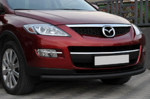 Mazda CX-7 2006-2012 Defensa delantera ST008 Black (acero inoxidable) foto 1