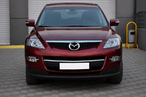 Mazda CX-7 2006-2012 Defensa delantera ST008 Black (acero inoxidable) foto 2