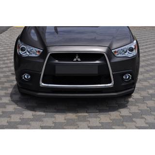 Defensa delantera ST008 Black (acero inoxidable) Mitsubishi ASX 2010-2023 foto 1