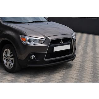 Defensa delantera ST008 Black (acero inoxidable) Mitsubishi ASX 2010-2023 foto 2